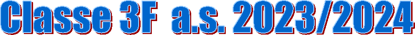 Classe 3F  a.s. 2023/2024